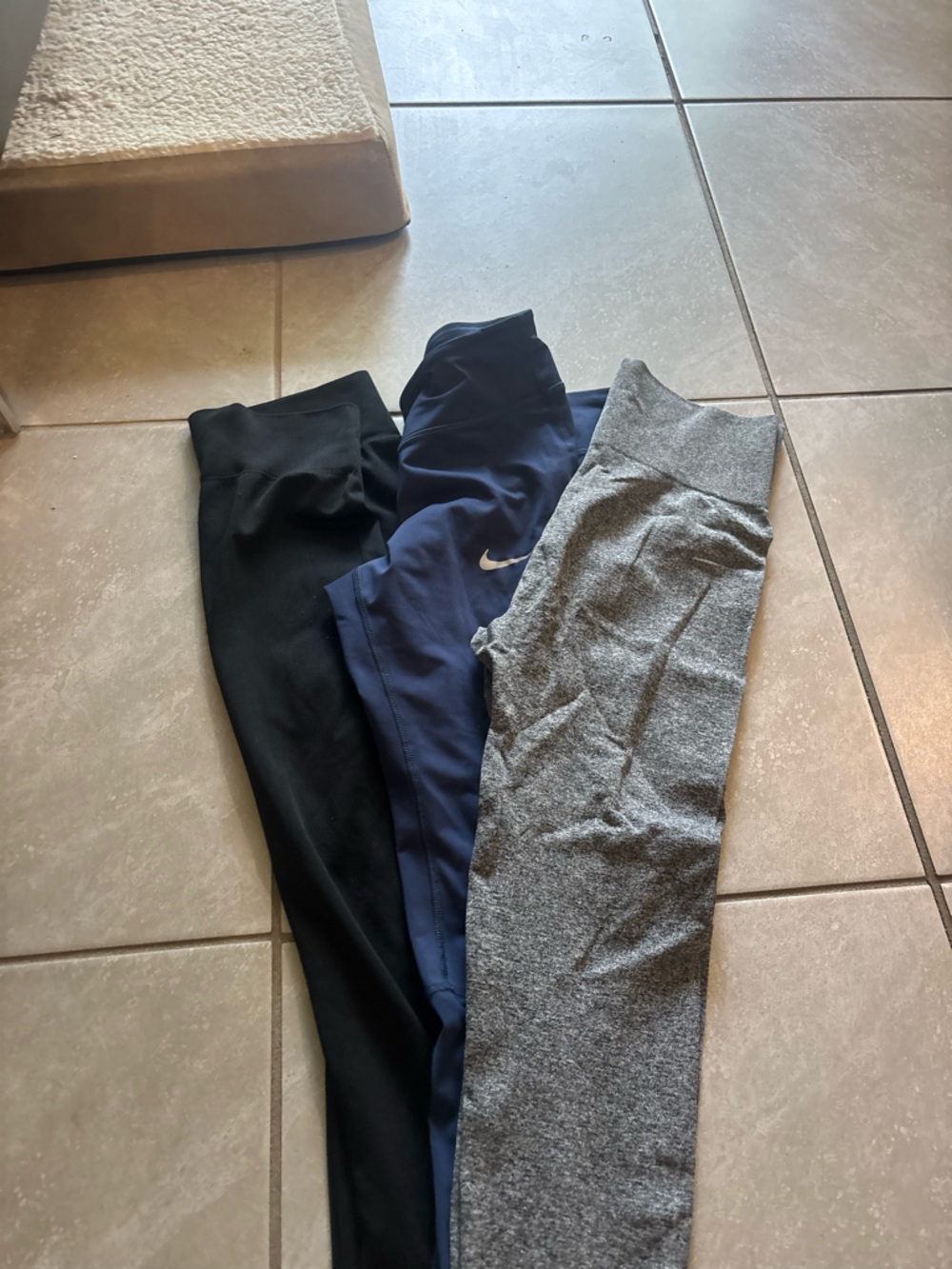 Nike Kids Sweatpants Trio - Gray, Navy & Black